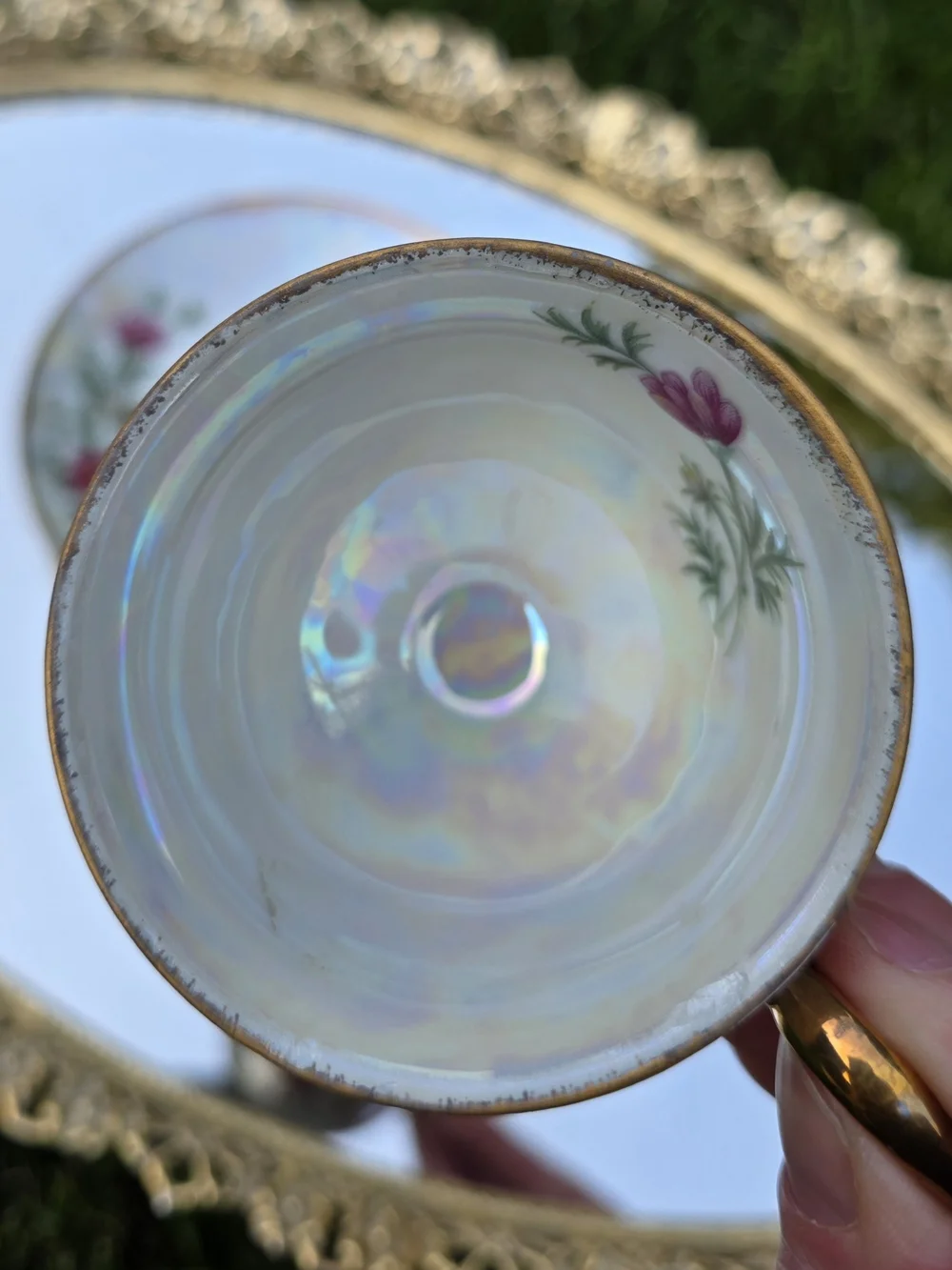 Ucacgo October Cosmo Vintage Teacup And Saucer Set